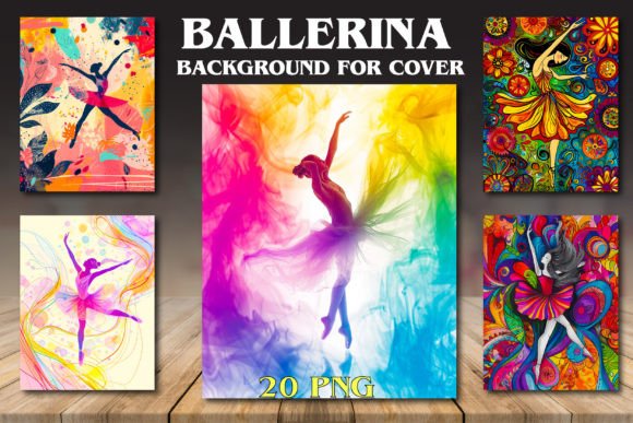 Ballerina Backgrounds for Covers