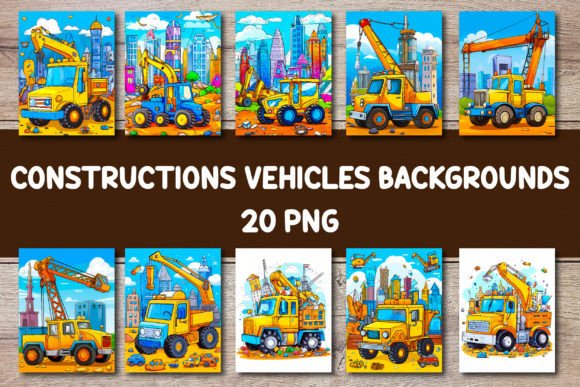 Construction Vehicles Backgrounds