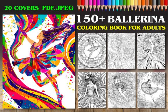 Discover the Timeless Grace of Ballerina Coloring Pages for Adults