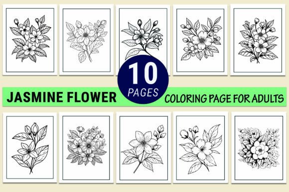 Jasmine Flower Drawing Vector Sketchs: A Versatile Digital Resource for Creative Professionals and Entrepreneurs