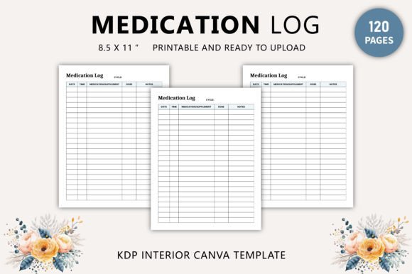 Why an Editable Medication Log Canva Template Is a Lifesaver for Caregivers, Patients, and Health Professionals
